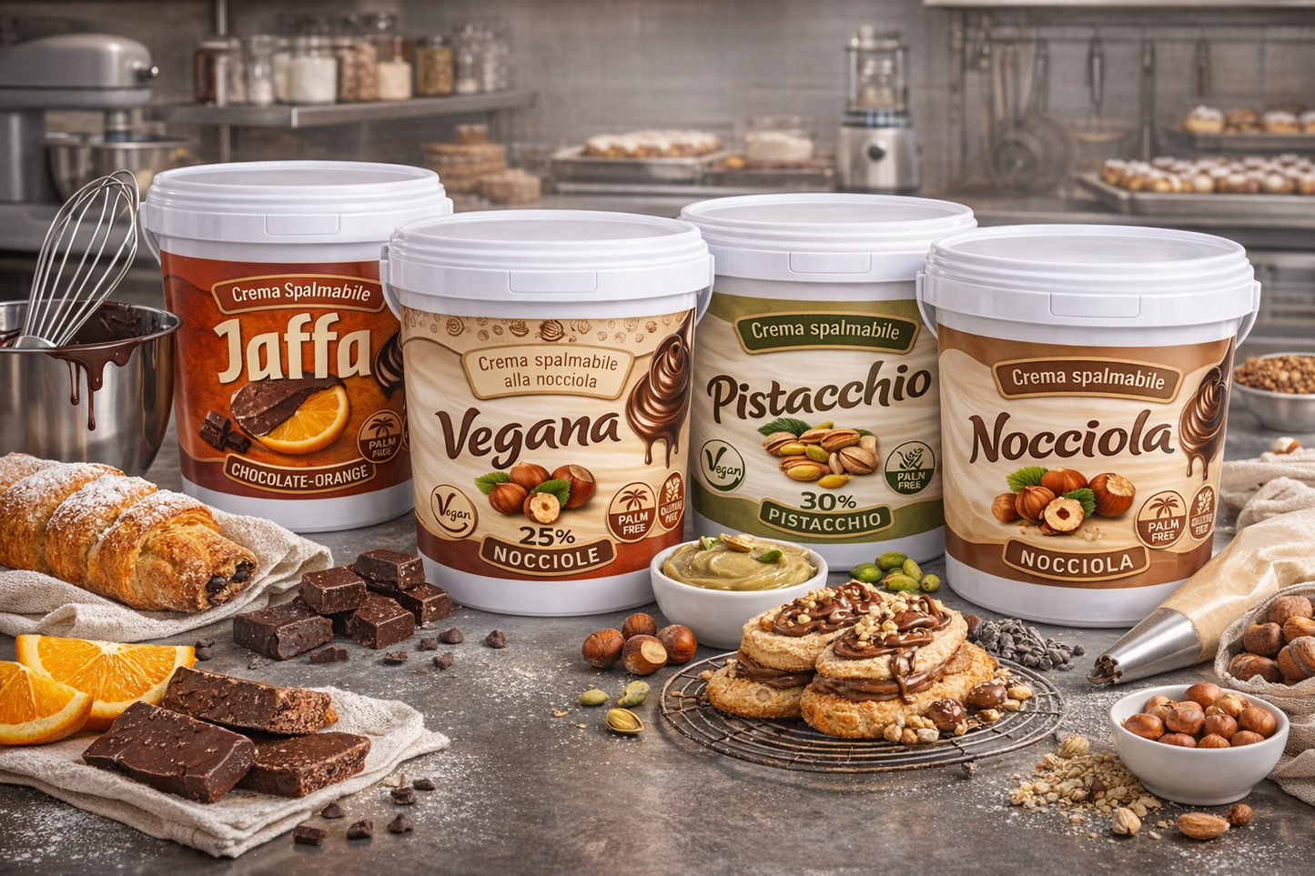 Crema Spalmabile Nocciola 25% Vegana 3.5Kg