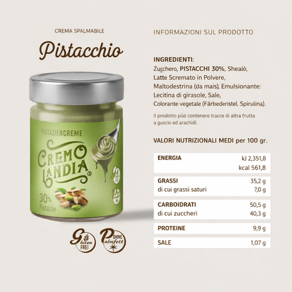 Crema Spalmabile Al Pistacchio