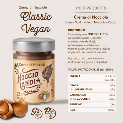 Crema Spalmabile Nocciola Vegana