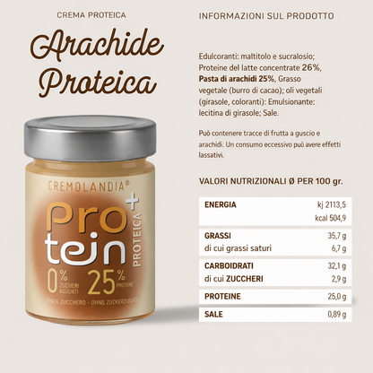 Crema Spalmabile alla Arachide Proteica