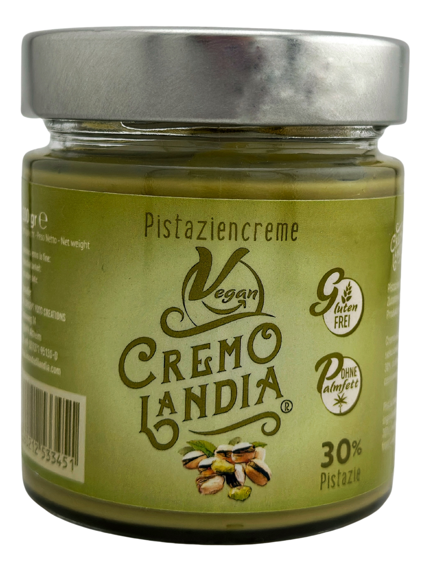 Crema Spalmabile Pistacchio Vegana