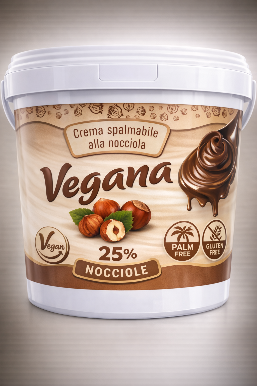 Crema Spalmabile Nocciola 25% Vegana 3.5Kg