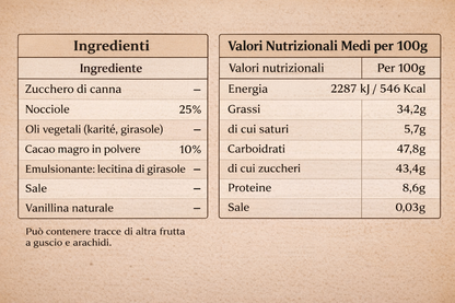 Crema Spalmabile Arachidi e Cacao Vegana