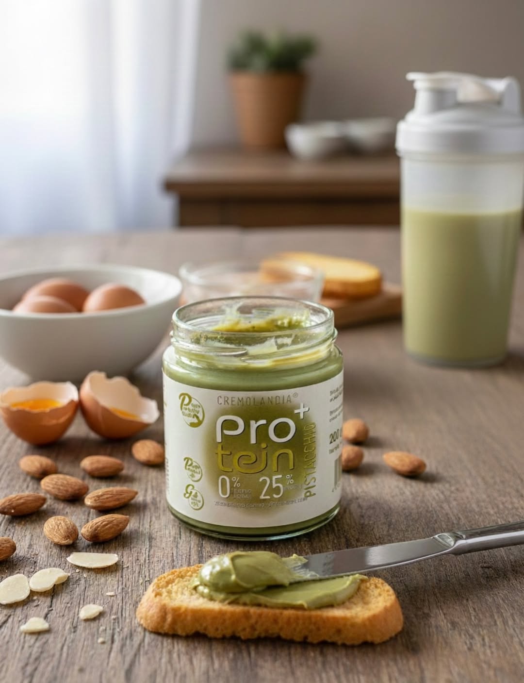 Crema Spalmabile al pistacchio Proteica
