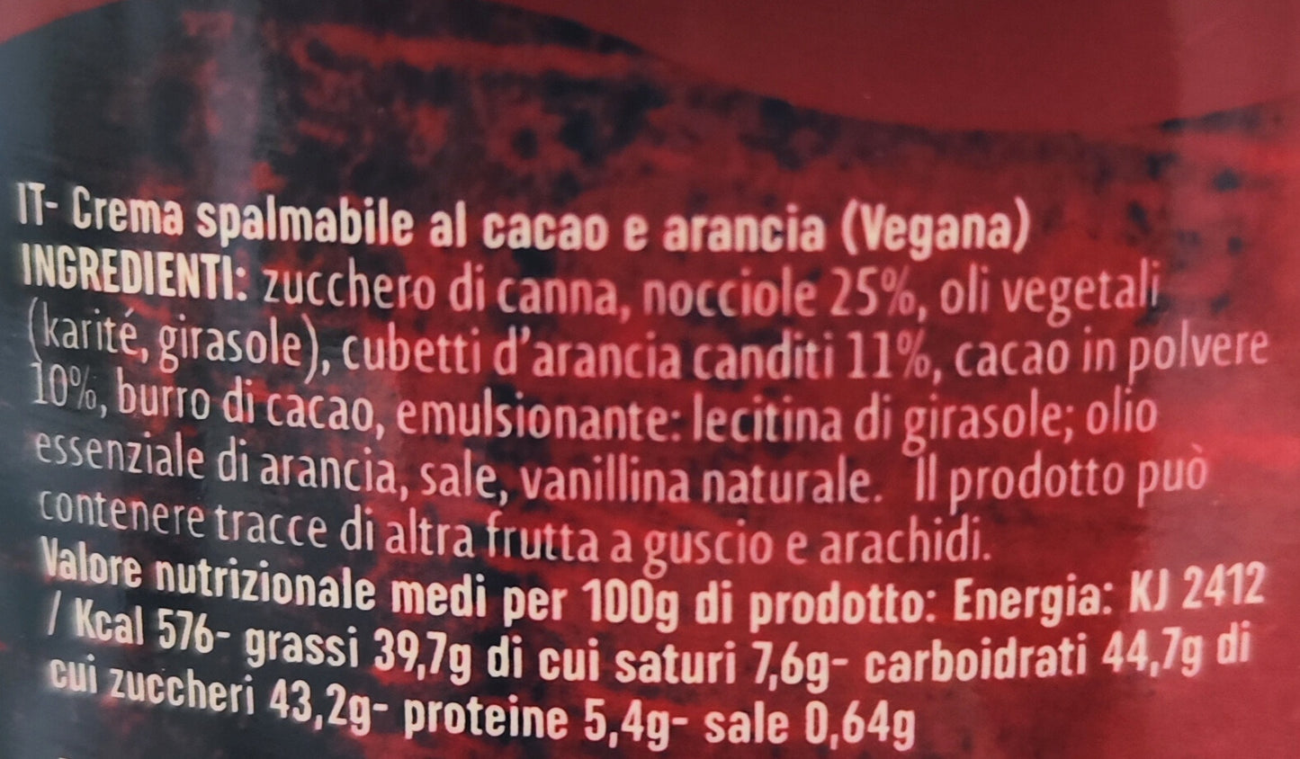 Crema Spalmabile Dark-Arancio