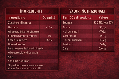 Crema Spalmabile Dark-Arancio