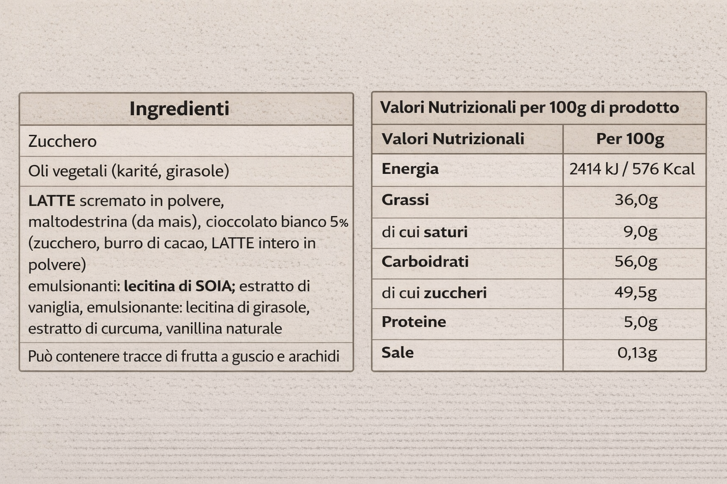 Crema Spalmabile Bianca 3.5Kg