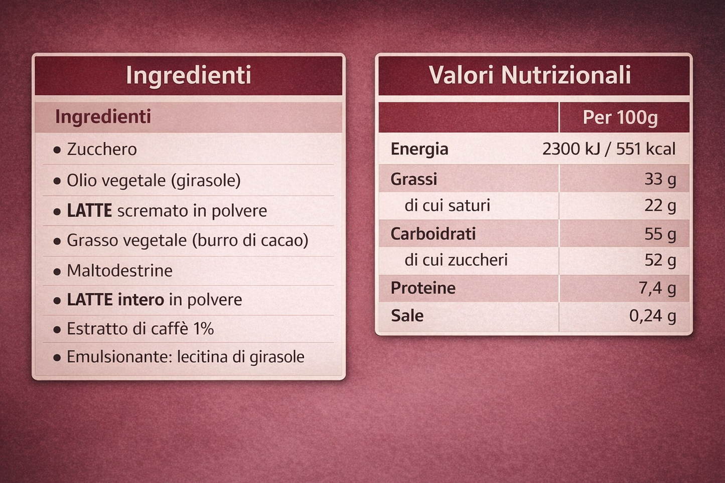 Crema Spalmabile Caffè