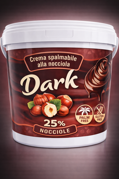 Crema Spalmabile Nocciole Dark 25% 3.5Kg
