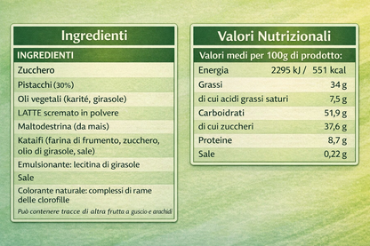 Crema Spalmabile Al Pistacchio Kataifi